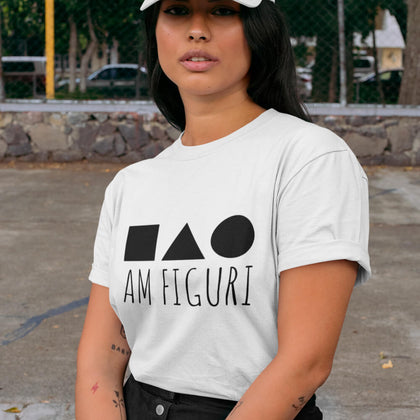 Tricou personalizat cu text - Am figuri - Revelarta.ro