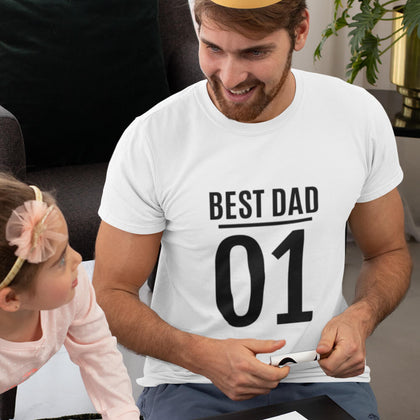 Tricou personalizat cu text - Best Dad - Revelarta.ro