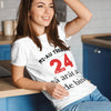 Tricou personalizat cu text pentru aniversare - Sa arat asa de bine - Revelarta.ro