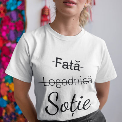Tricou personalizat cu text - Sotie - Revelarta.ro
