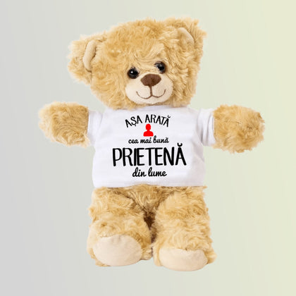 Ursulet de plus personalizat - Cea mai buna prietena - Revelarta.ro